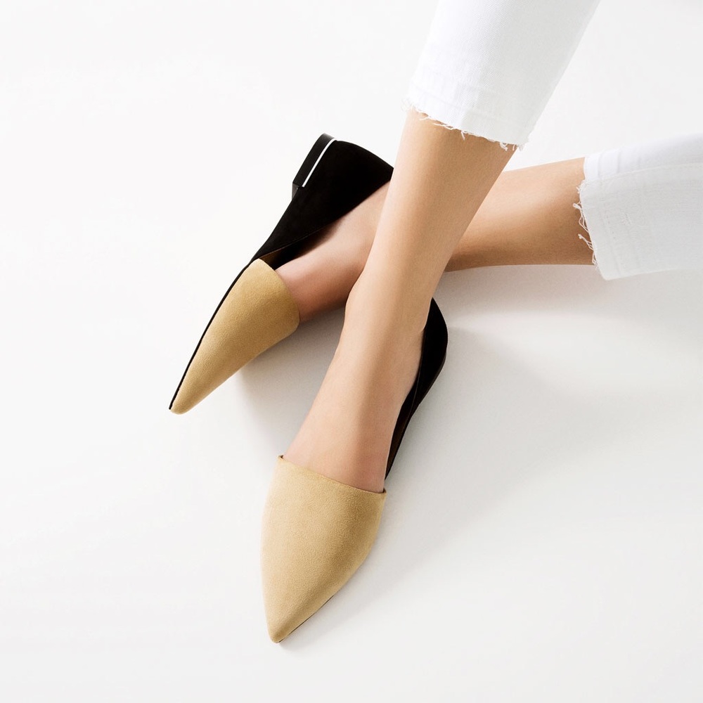 Zara ballet flats shoes